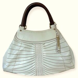 Cole Haan Light Cream Leather Purse